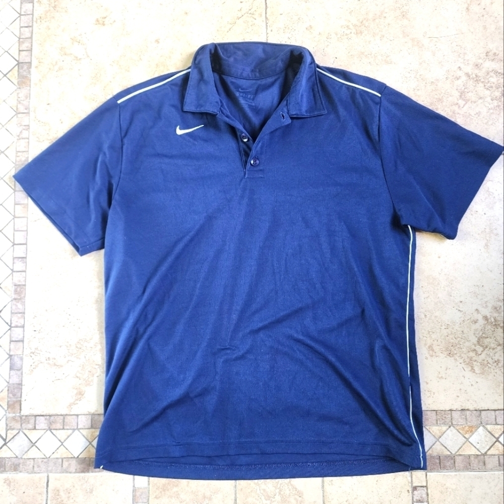 Nike Men's Navy Polo Shirt